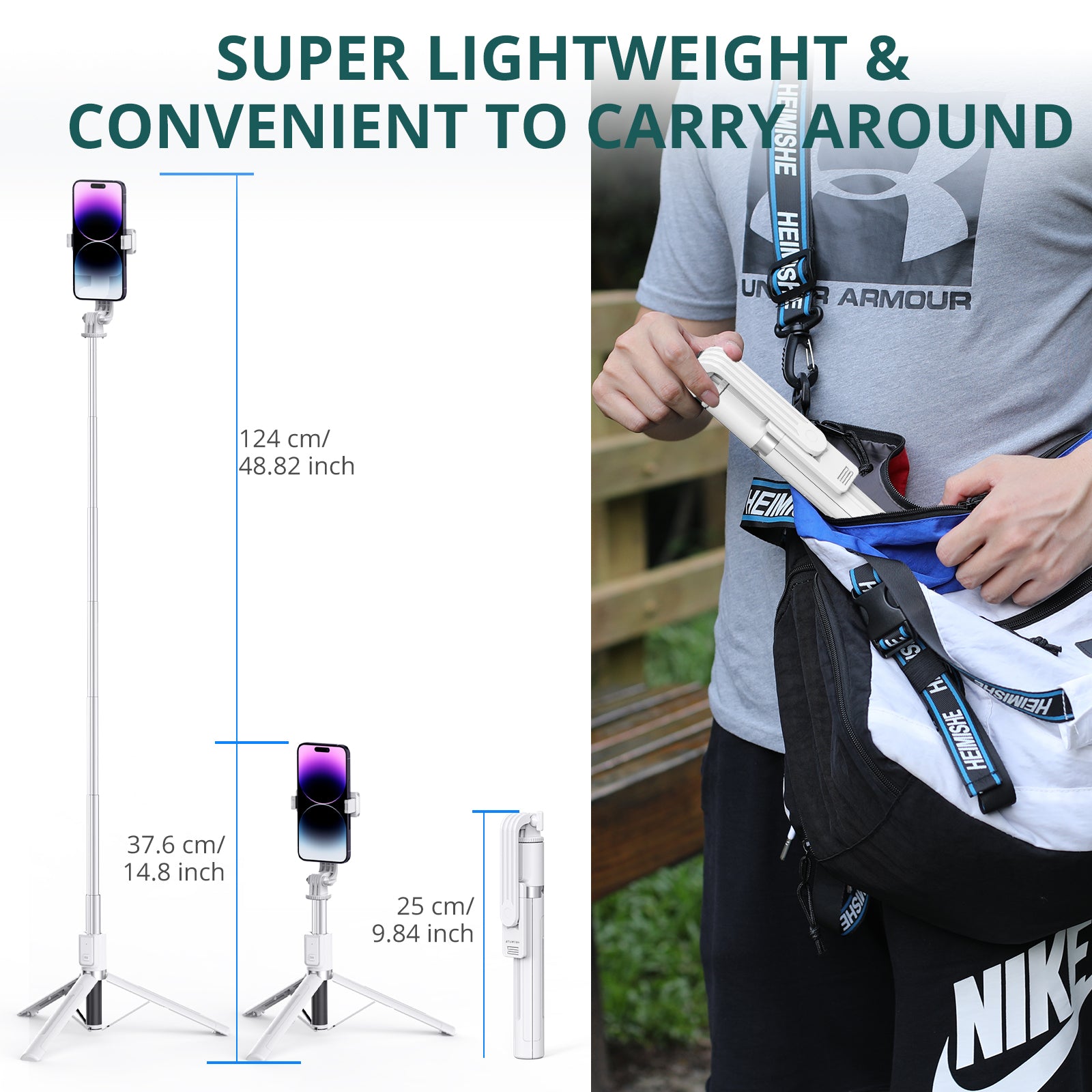 Basic 49" Selfie Stick Tripod