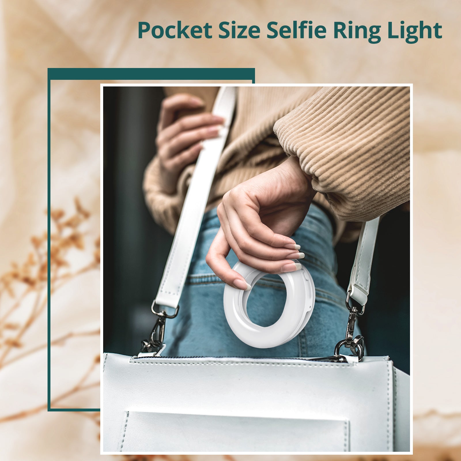 Clip-on Ring Light with 3 Light Mode