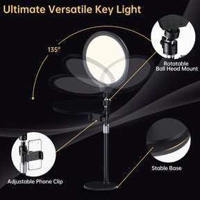 Full Screen Stand Light with Phone Holder