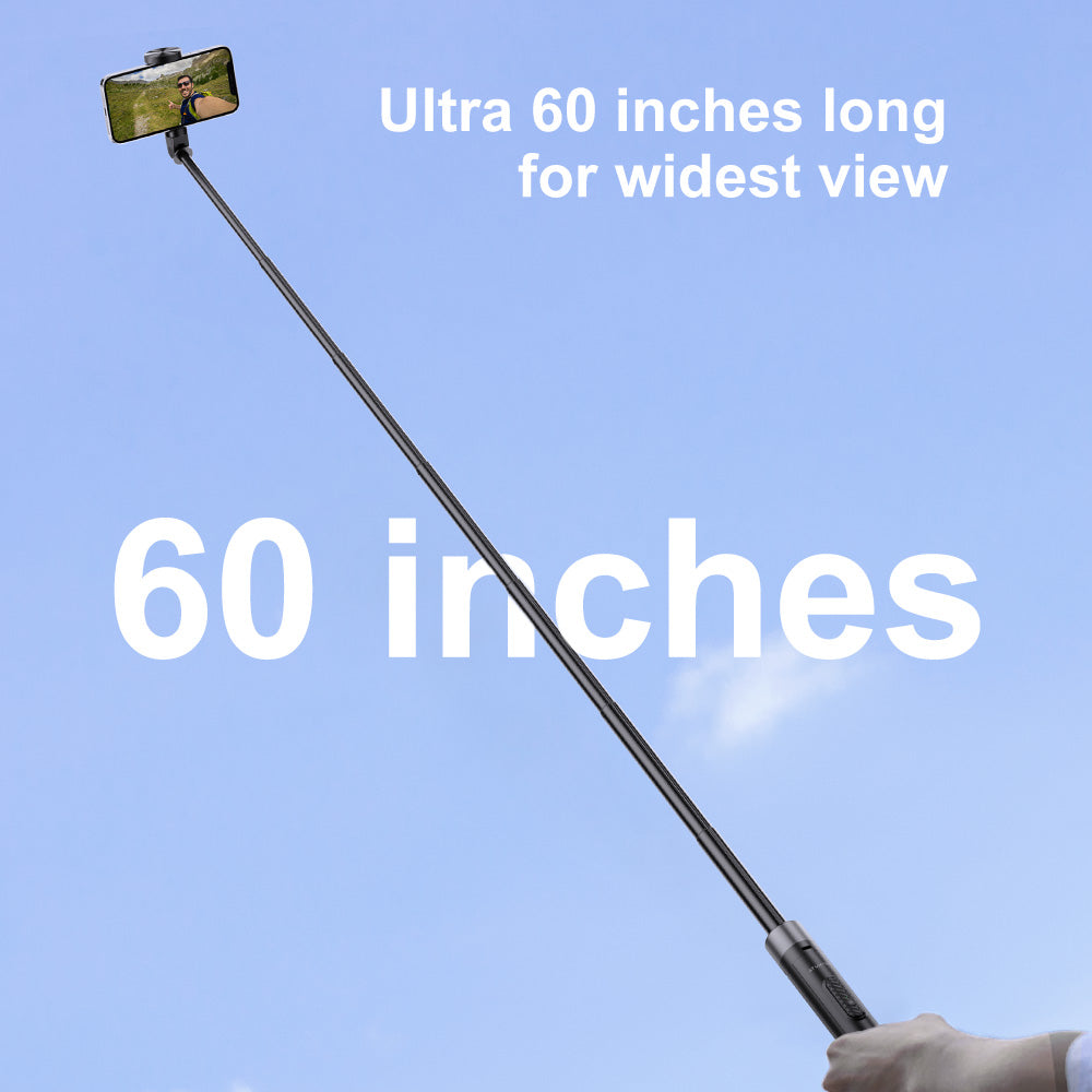 Premium Plus Phone Tripod Selfie Stick 60"