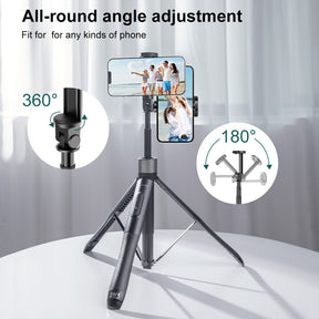 Premium Plus Phone Tripod Selfie Stick 60"