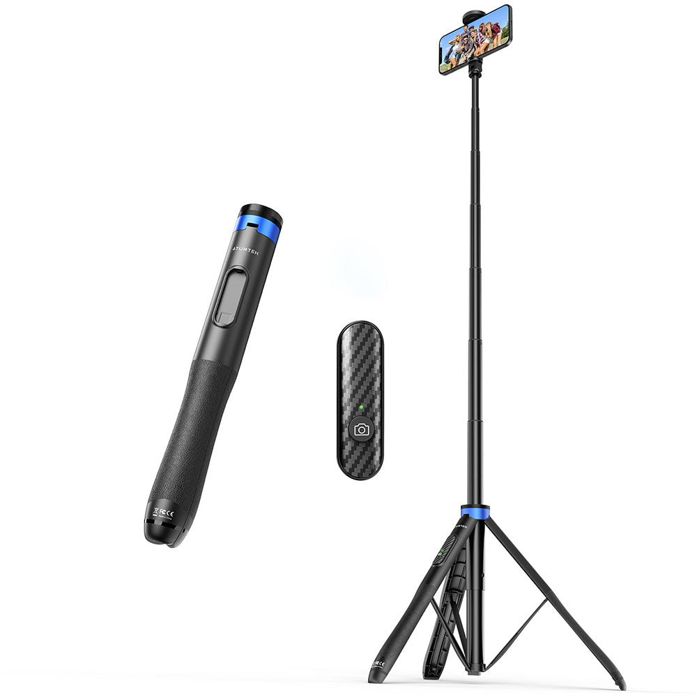 ATUMTEK Trípode selfie stick de 40 pulgadas, Bluetooth extensible con control re ATUMTEK Trípode selfie stick de 40 pulgadas, Bluetooth extensible con control re