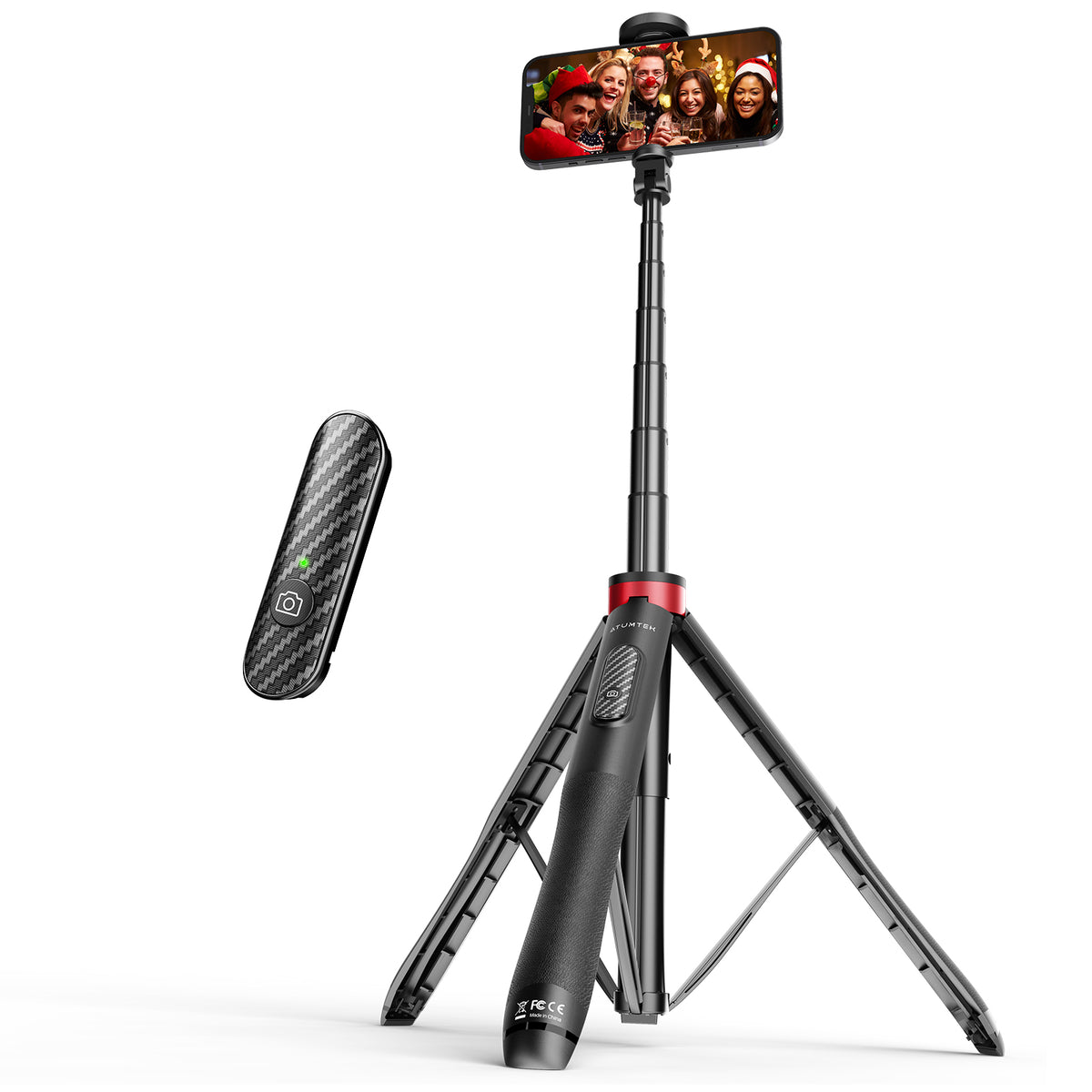 Premium Pro Phone Tripod Selfie Stick 51"