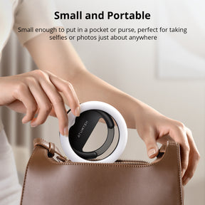 Rotatable Clip-on Ring Light with 3 Light Mode