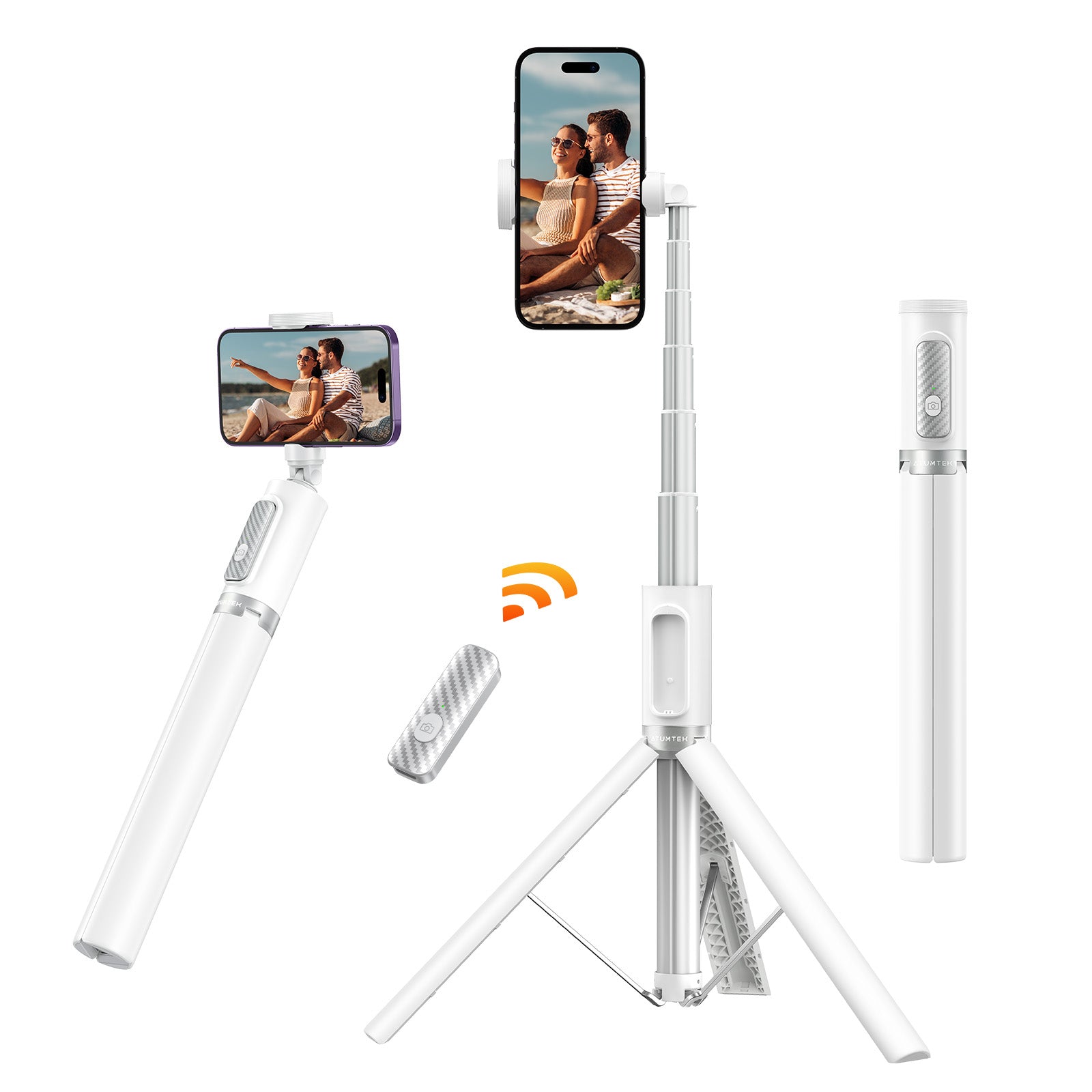 StickPro 55" Phone Tripod Selfie Stick