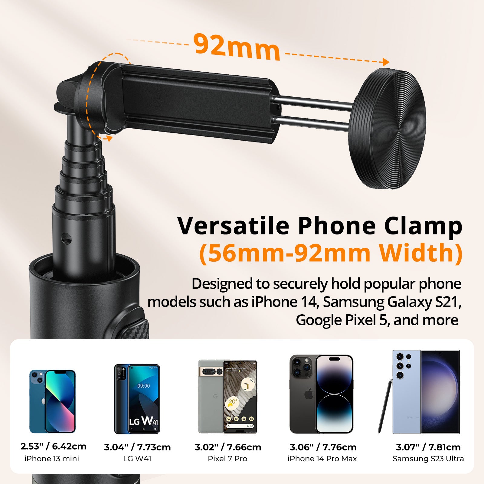 StickPro 55" Phone Tripod Selfie Stick