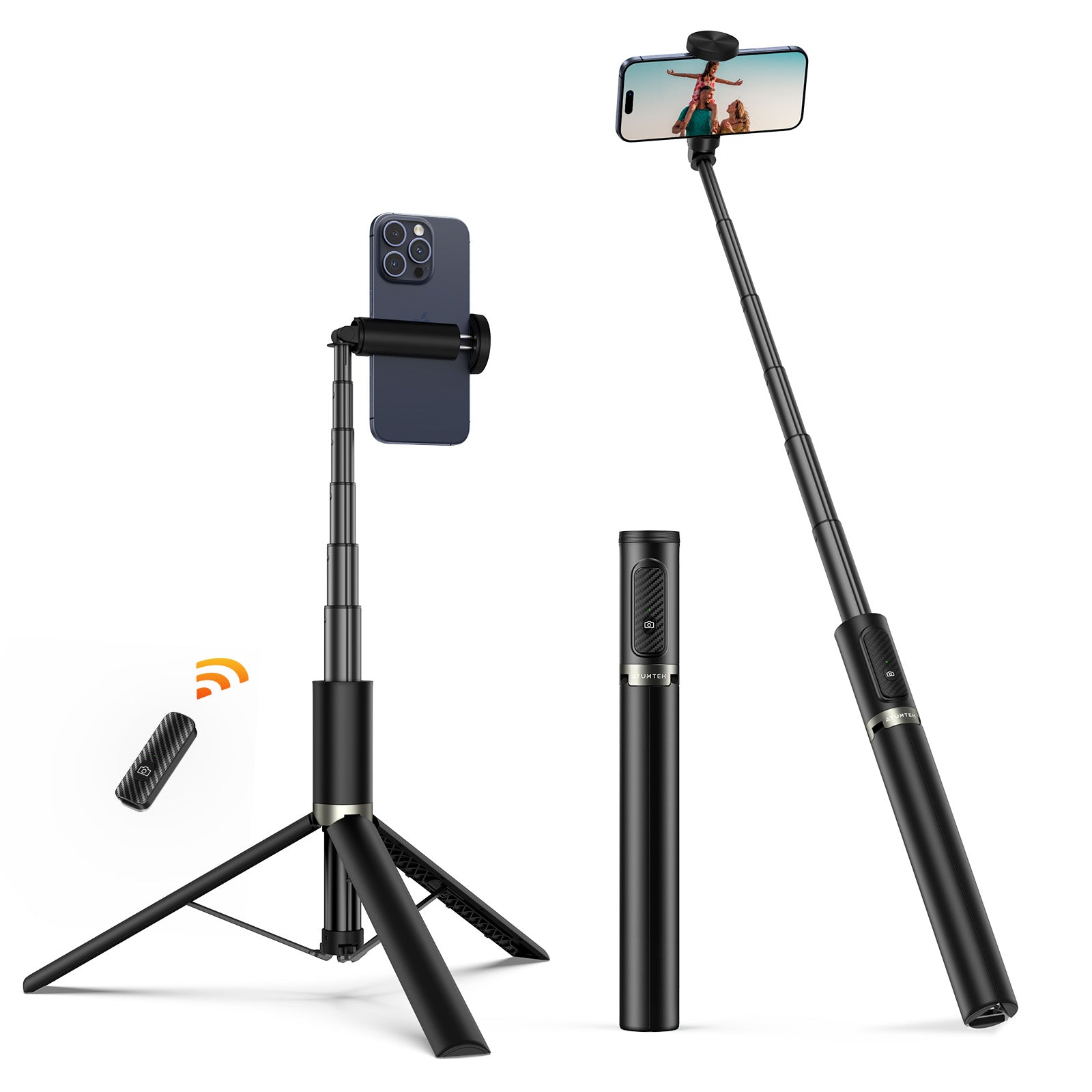 StickPro 62" Phone Tripod Selfie Stick