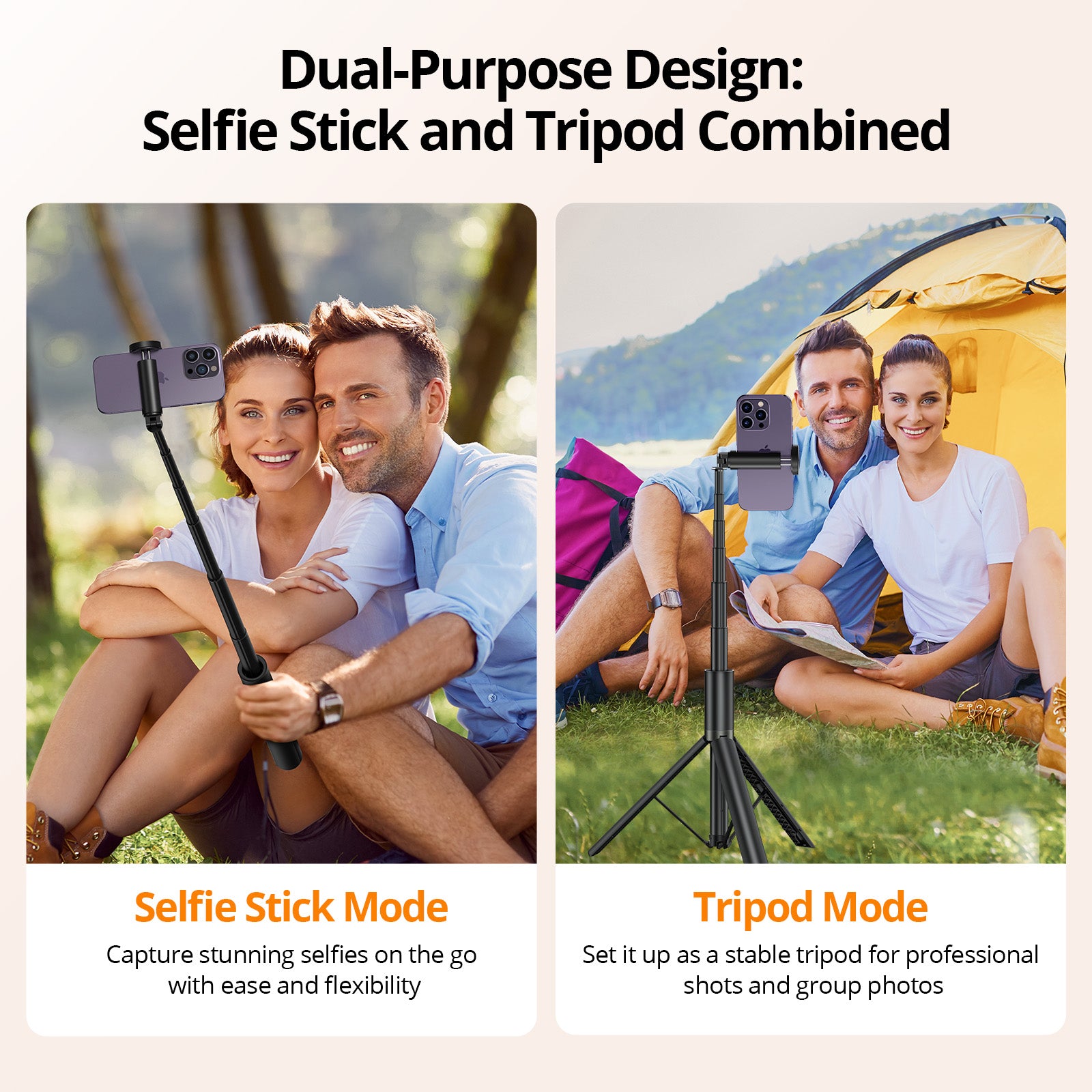 StickPro 62" Phone Tripod Selfie Stick