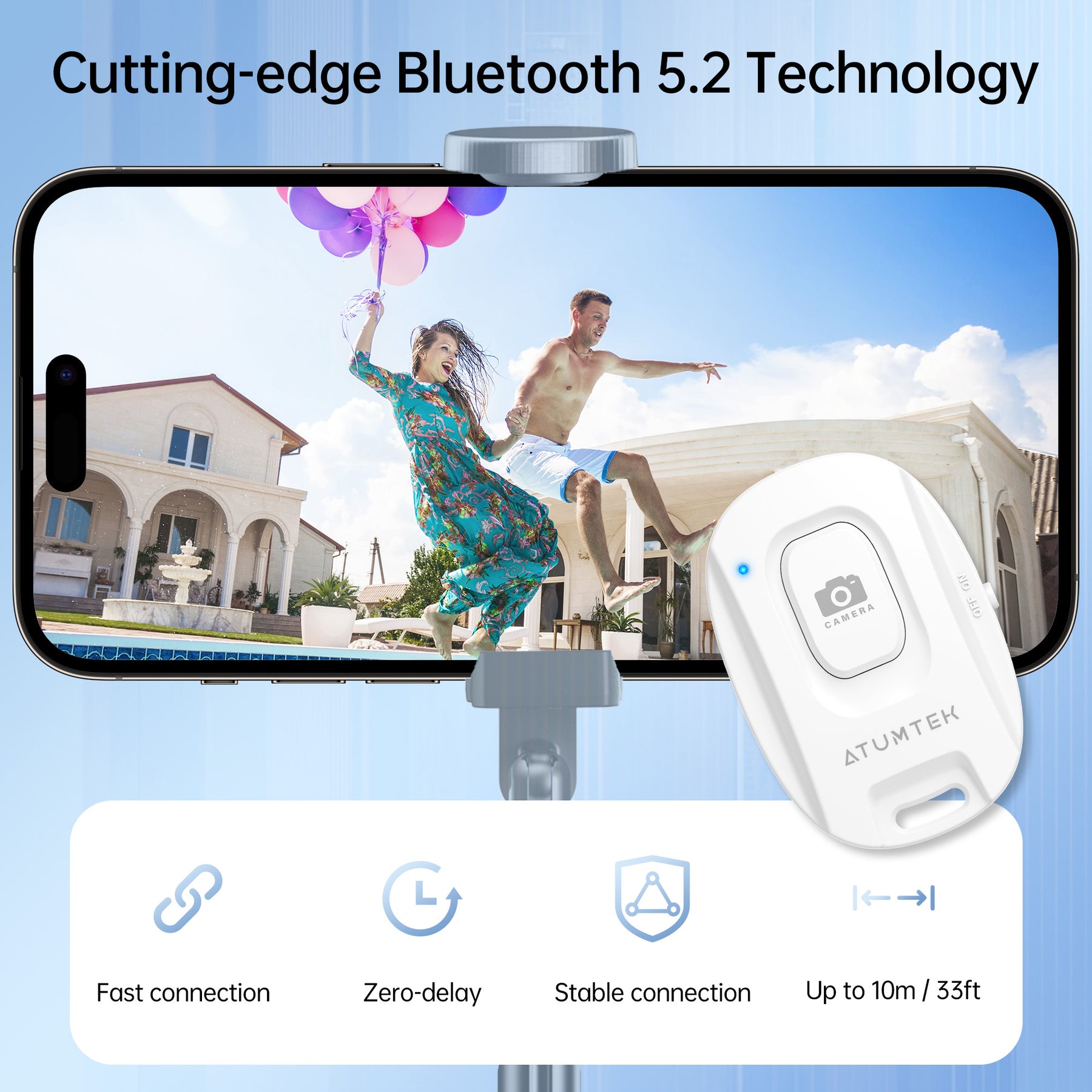 Wireless Remote Shutter for Phone