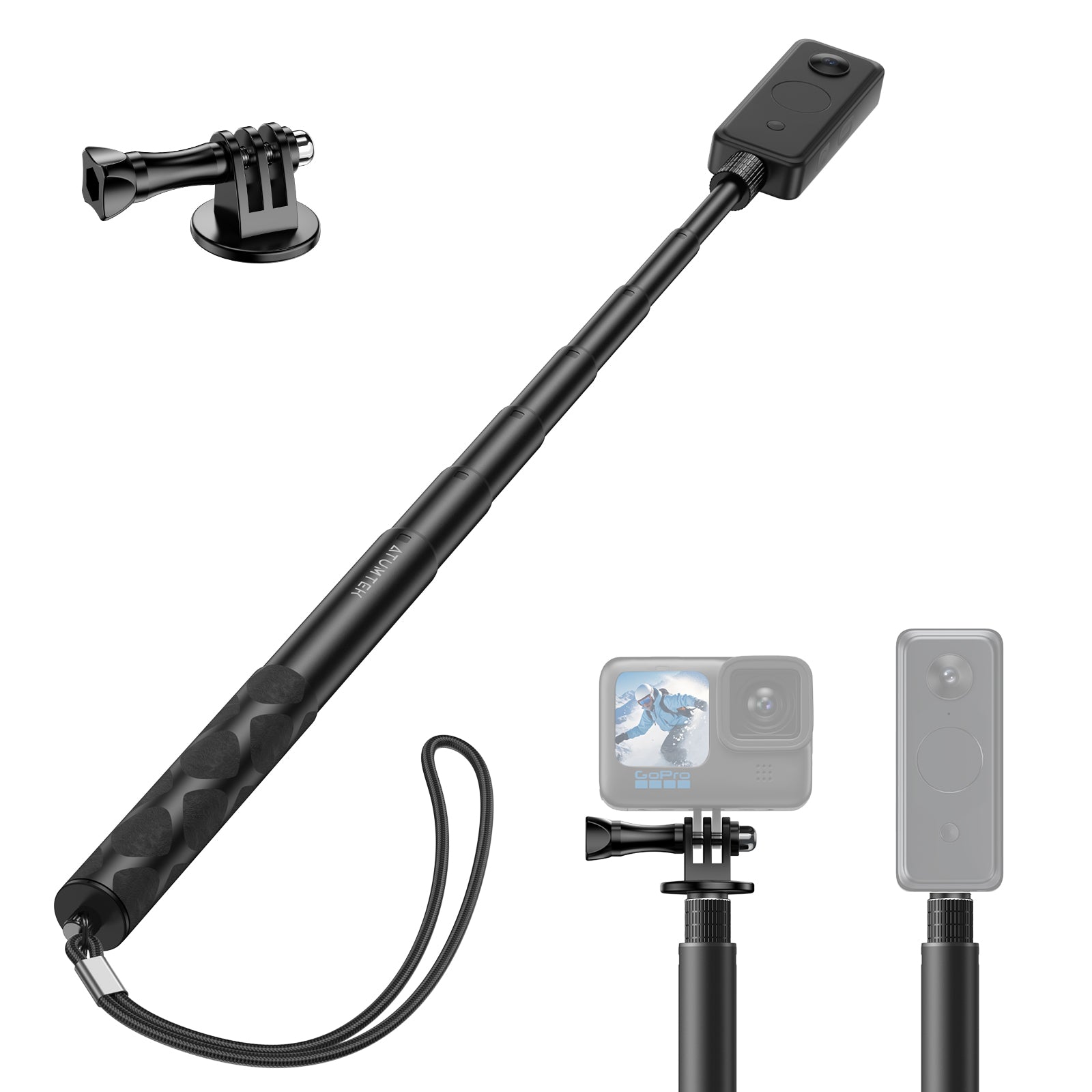 Monopod Pole for Insta360, for GoPro, DJI, Action Camera