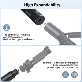 Monopod Pole for Insta360, for GoPro, DJI, Action Camera