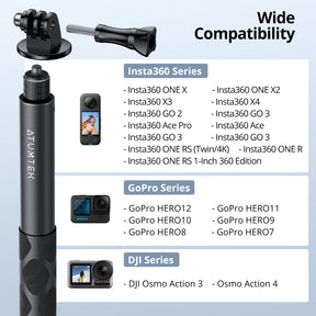 Monopod Pole for Insta360, for GoPro, DJI, Action Camera