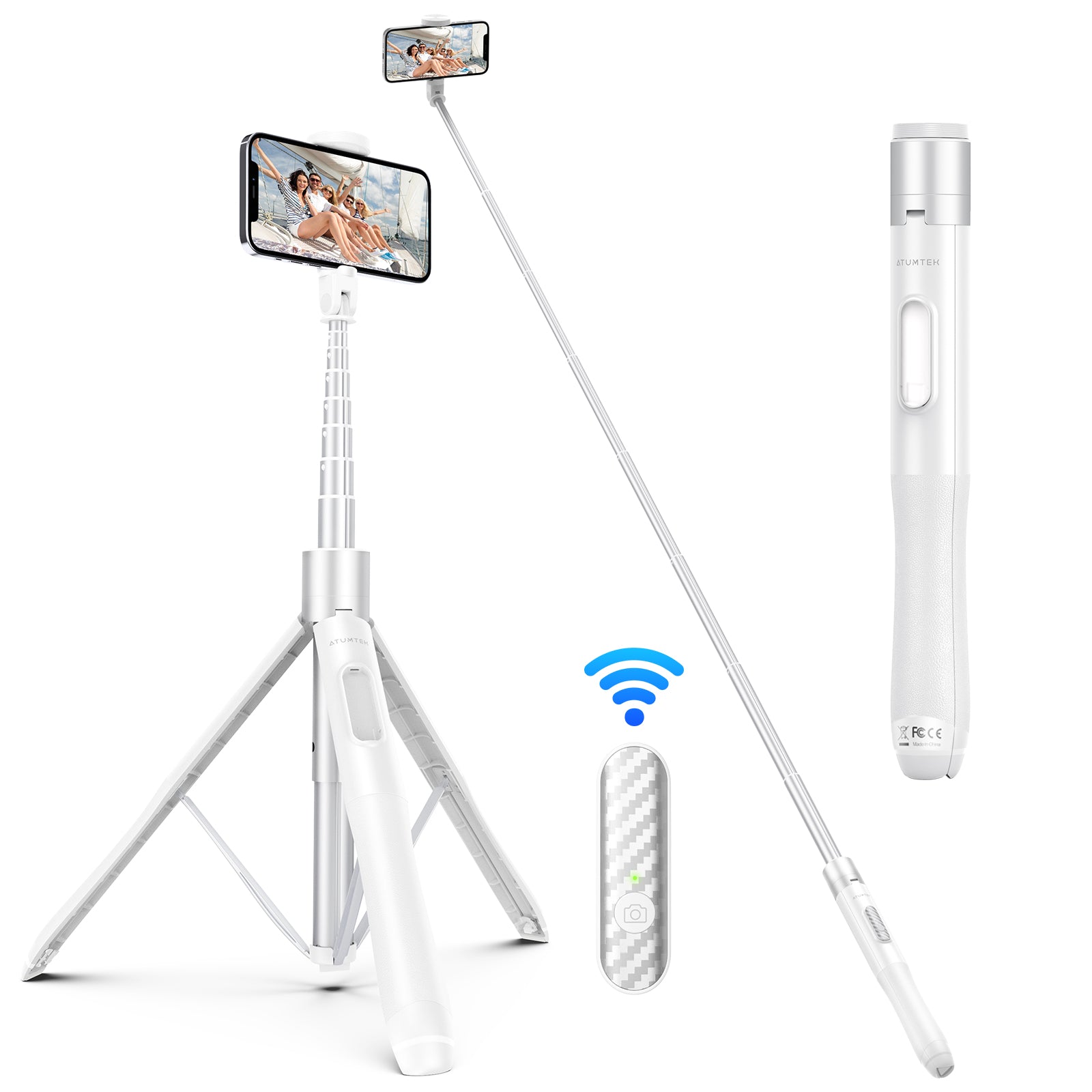 Premium Max Phone Tripod Selfie Stick 65"