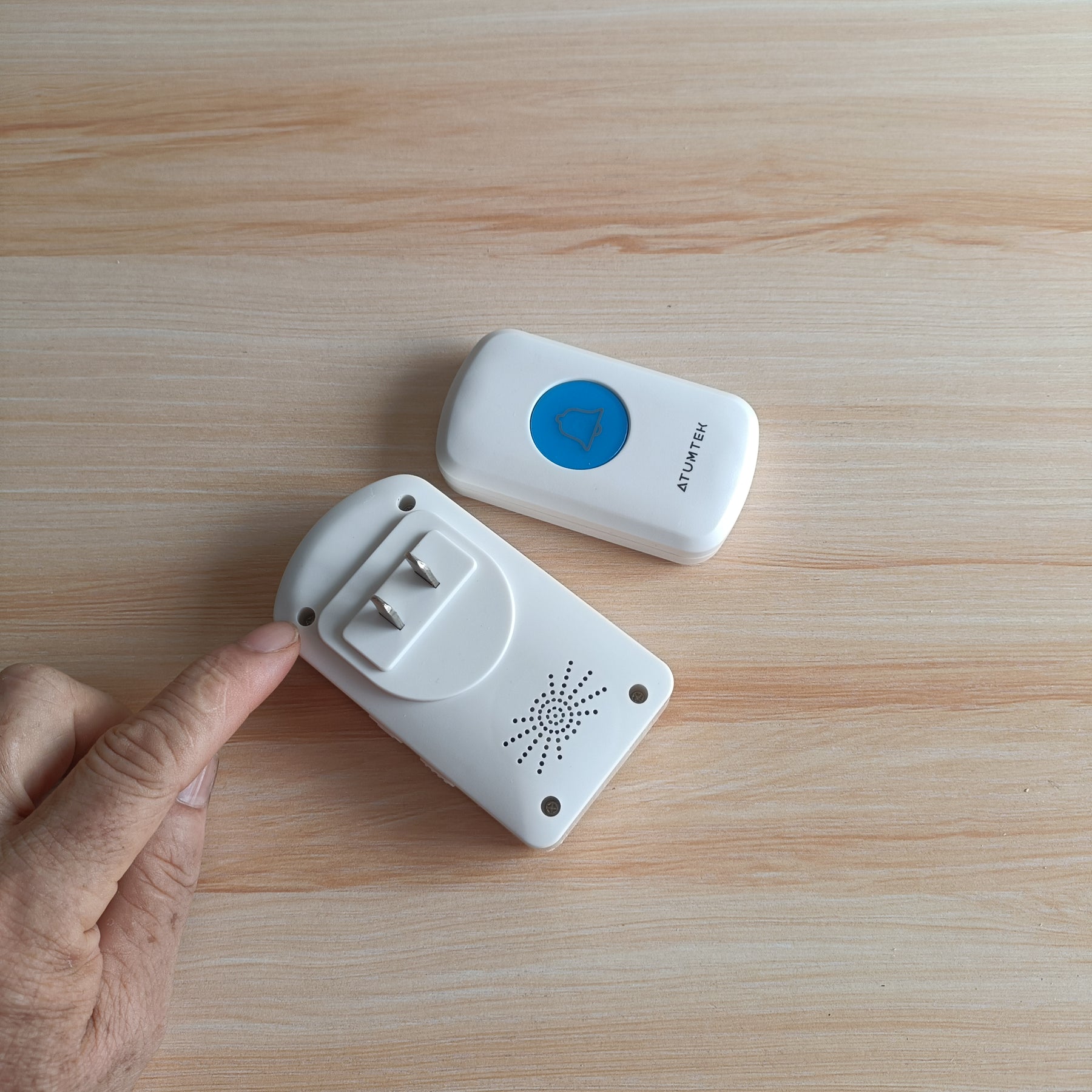 ATUMTEK Electric door bells Wireless Electric Doorbell for Home, Room, Office